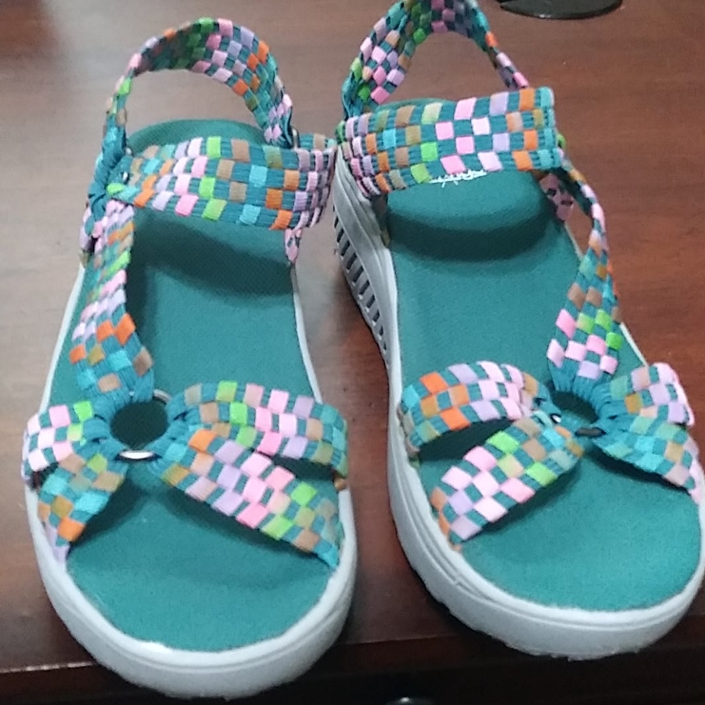 Women's Corky's Turquoise Multi Colored Sandals